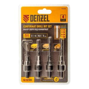 Denzel Süllyesztőfúró Szett - 4 db, 3-5 mm 137259850 - Denzel