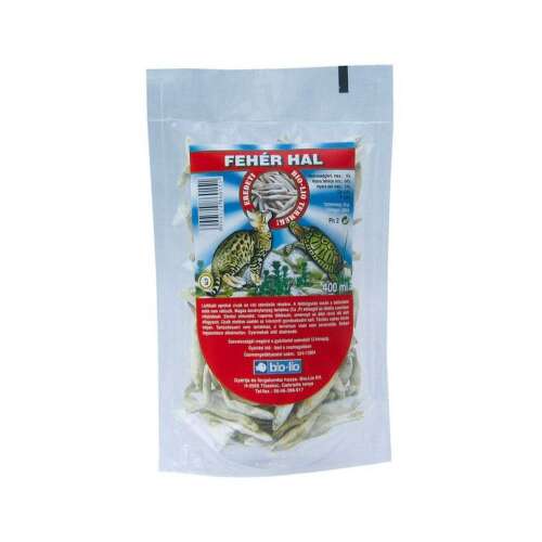 Bio-Lio Liofilizált Fehér Hal - Teknősöknek, Kutyáknak és Macskáknak - 400ml