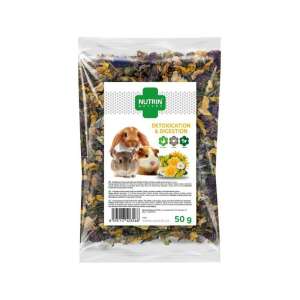 Nutrin Nature Méregtelenítés és Emésztés gyógynövény keverék nyulaknak, csincsilláknak, tengerimalacoknak és más rágcsálóknak, 50g - Nutrin
