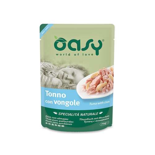 Oasy Cat Alutasak Natural Tuna&Clam 70g 102354156