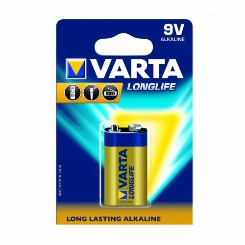 Varta Longlife Hi-Voltage 9V 6LR61 10db elem 172560001 - Elem és akkumulátor