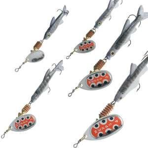 3 db MEPPS AGLIA TW mino horgászcsali, ezüst szín, 1-es méret, 5,5g súly - Horgászat