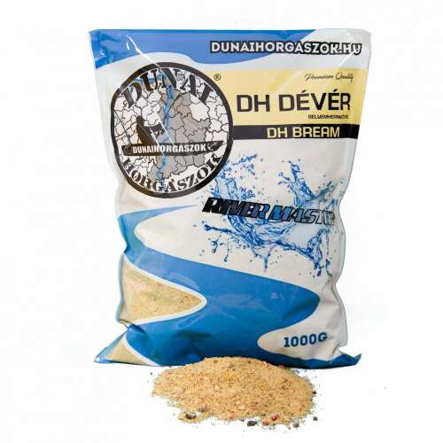 River Master Prémium minőségű etetőanyag – DH Dévér, 1000g-os dévér horgászati etetőanyag, Dunai Horgászok gyártmánya