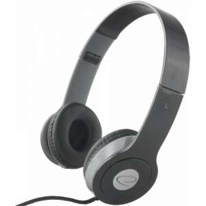 Esperanza EH145K TECHNO black stereo headphones with volume control - Esperanza