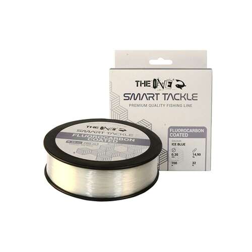 The One Smart Tackle Fluorocarbon Coated Ice Blue Horgász Zsinór, 0.35mm, 850m, 12.85kg, 28lb