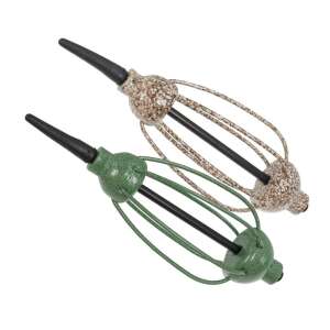 Carp Expert inline bordás etetőkosár, 50 gramm, zöld és barna - Horgász ólom