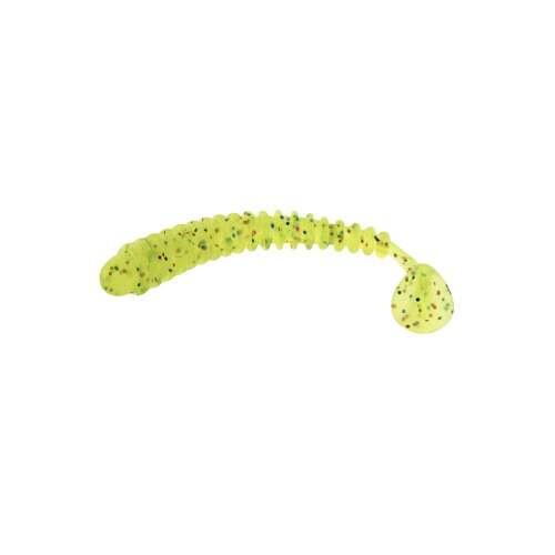 L&K Floating Long Fly 5 cm-es zöld csillámos gumicsali - Gumicsali és twister