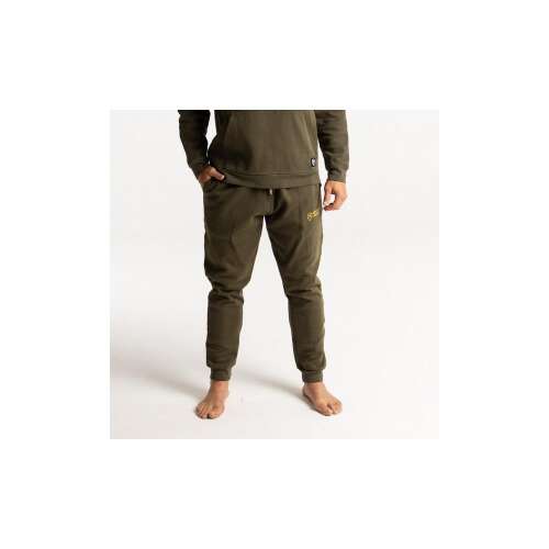 Adventer Cotton melegítő nadrág Khaki XL, Férfi khaki jogging nadrág