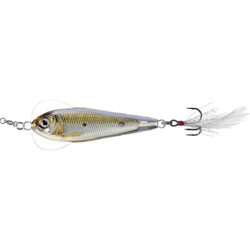 LIVETARGET Flutter Shad Jigging Spoon horgászcsali, ezüst/bronz szín, 50mm méret, 11g súly - Körforgó és támolygó villantó