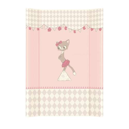 Ceba merev Pelenkázó lap 50x70cm - Cica #rózsaszín