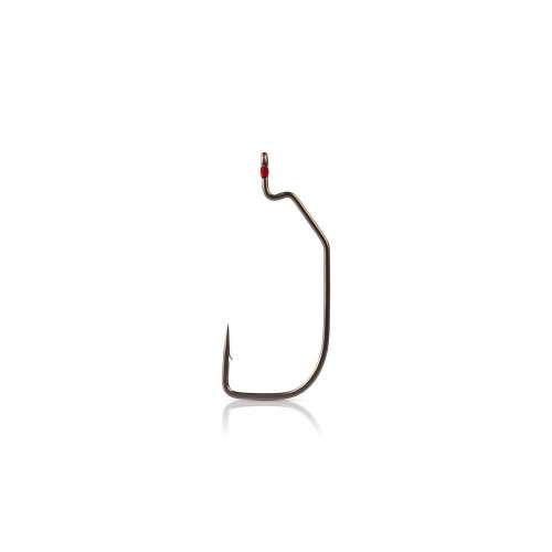 Mustad Assault Wide Gap horog, 1/0-ás méret, fekete nikkel bevonattal - Horog, forgó és kapocs
