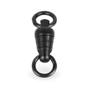 Mustad SS Ball Bearing Swivel 4, fekete forgó golyóscsapággyal horgászáshoz - Forgó & kapocs
