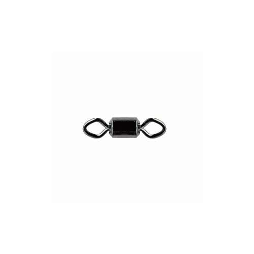 Mustad Rolling Swivel gyémánt szemmel, fekete nikkel bevonattal, horgászáshoz - Horgász forgó és kapocs
