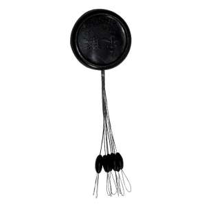 MAVER OLIVE RUBBER STOPPER horgászúszók, SSS méret, 9 darab - Stopper & Ütköző