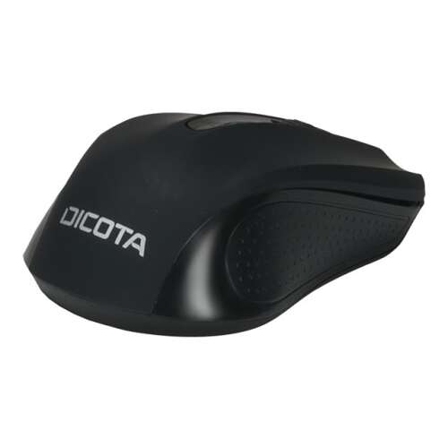 DICOTA COMFORT wireless mouse, black, 3/4 view