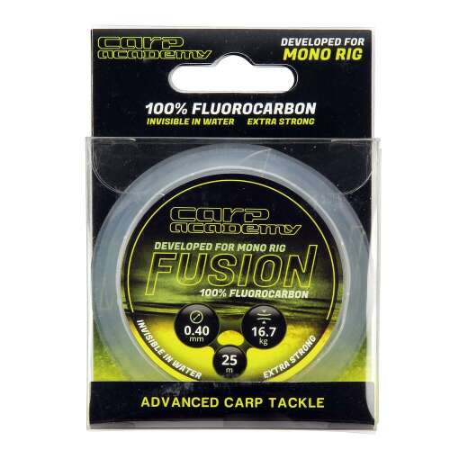 Carp Academy Fusion Fluorocarbon 25m 0.40mm horgászzsinór orsón