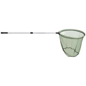 Merítő Superstrong 250cm 66x60 teleszkópos merítőháló, zöld, horgász háló, ponty horgászat, nagy halak merítésére - Teleszkópos merítő