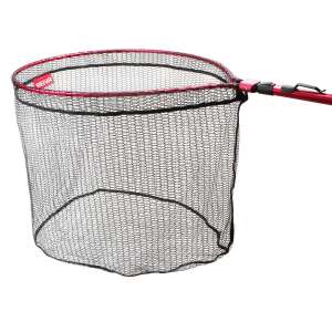 Predátor 210cm 65x50 merítőháló vörös nyéllel és fekete hálóval - Halvédelem