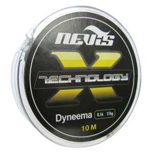 Nevis X Technology Dyneema fonott horgász zsinór, 10 méter, 0,18 mm átmérő - Fonott zsinór