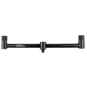 Carp Academy Smart Buzz Bar 22cm 2botos horgászbot tartó, fekete, 22cm széles, 2 bottartóval - Kereszttartó