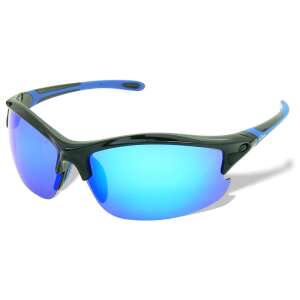 By Döme TF Polaroid napszemüveg Raptor, fekete keret kék tükröződő lencsékkel - Férfi napszemüveg