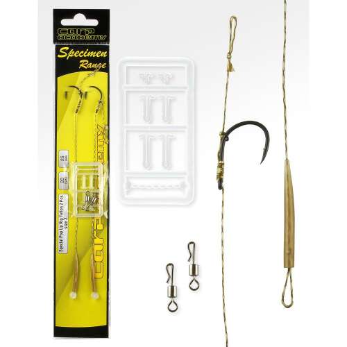 CARP ACADEMY Special Pop Up Rig Teflon 2db/cs  4-es méret 102371545 - PopUp