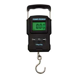 Döme TF Elektromos mérleg Pro digitális akasztós mérleg, 75kg kapacitás, 10g pontosság, zöld háttérvilágítású kijelző - Halvédelem