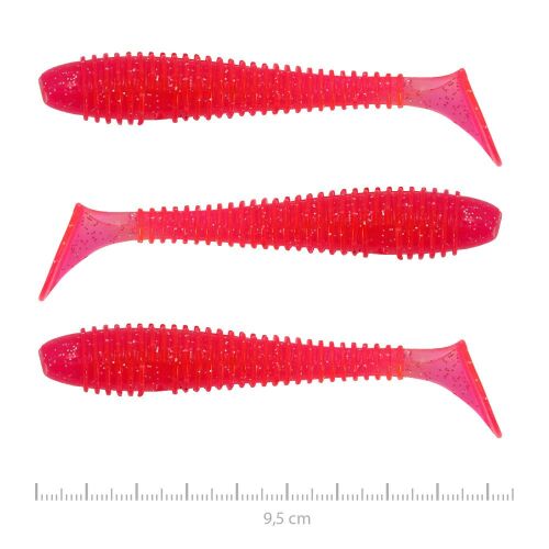 Vantage Swinger Csalifarok - Japán Piros - 9,5cm 137255360 - Gumicsali és twister