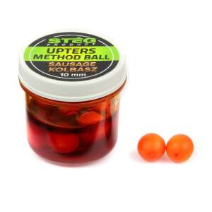 Stég Upters Method Ball Sausage 10mm pontyhorgász csalik, narancssárga, üvegben - Mesterséges horogravaló