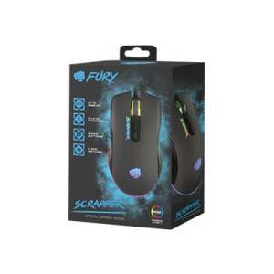 NATEC Fury gaming mouse Scrapper 6400DPI optical with software and RGB backlight