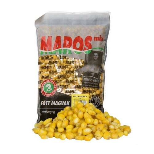 Maros Főtt Kukorica Hal-Eper 1kg, előfőzött kukorica csali pontyhorgászathoz