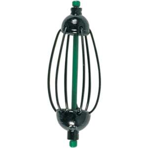 Deáky 35g bordás etetőkosár, 6 bordával, fekete és zöld - Bordás kosár