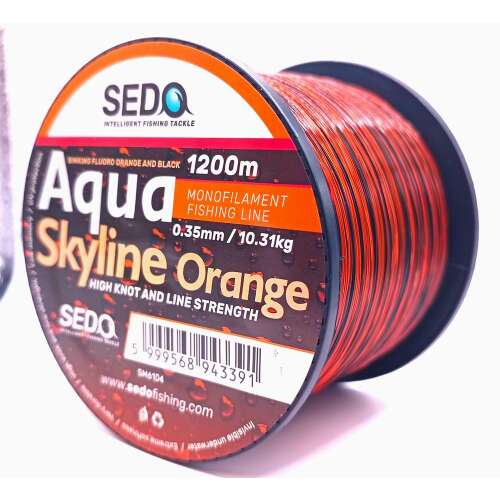 SEDO Aqua Skyline Orange 1200m Monofil Horgász Zsinór 0.35mm 10.31kg