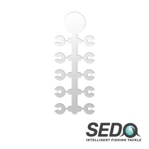 SEDO Bait Floss Stopper - Láthatatlan, 20db / csomag, újrafelhasználható, erős műanyag, láthatatlan, csalizó selyemhez - Stopper & Ütköző