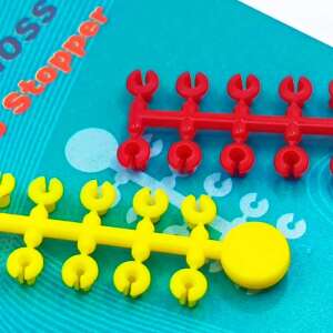 SEDO Bait Floss Stopper – Fluoro, piros és sárga csalizós selyem stopper horgászáshoz - Stopper & Ütköző