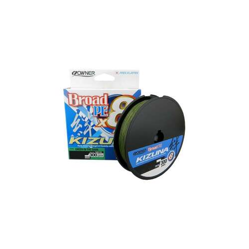 Owner Kizuna X8 Fonott Zsinór, Sötétzöld, 135m, 0.21mm