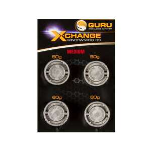 Guru X-Change Window Weights Medium - 2 x 50g és 2 x 60g súly - Guru