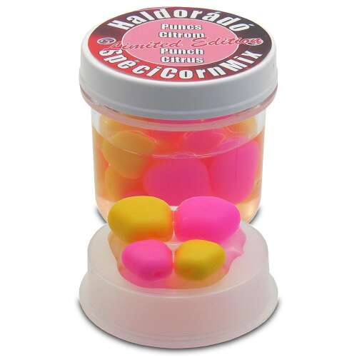 Haldorádó SpéciCorn MIX Limited Edition - Puncs Citrom kukorica csalik, sárga és rózsaszín kukorica, horgászcsali