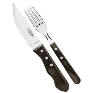 Tramontina Churrasco Jumbo Steak Messer- und Gabelset - Besteck