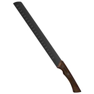 Tramontina Churrasco Black Tranchier Messer mit Holzgriff - Pfannen, Abendessen, Küchenmesser, Besteck-Sets und Töpfe