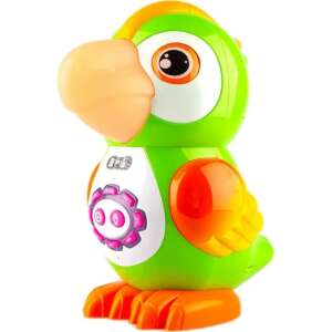 Zöld papagáj formájú éjszakai fény állítható fényekkel és hanggal, gyerekeknek éjszakai fény, LED papagáj éjszakai fény - Nonbrand Interaktív gyerek játék