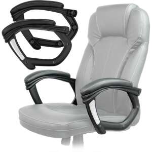 Replacement armrests for office chairs, set of 2, black - Office chair accessory