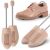 Massido wooden shoe stretcher with spring, universal size 38-39, 2 pack, maintaining shoe shape