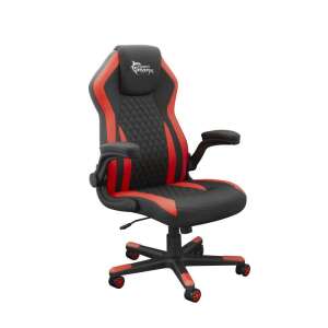 Scaun de gaming White Shark Red Dervish K-8879 negru/roșu
