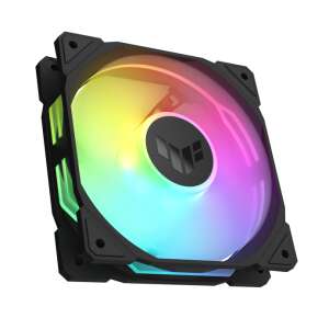 Asus TUF Gaming TR120 120mm PWM ARGB fan, black, with RGB lighting - PC Fan