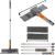 Timeless Tools 2-in-1 Window Cleaning Set with Extendable Handle 131704813