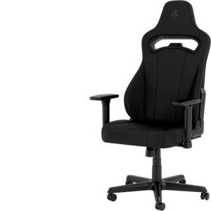 Scaun gamer Pro Gamersware NC-E250-B, negru, vedere din față - Nitro Concepts