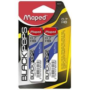 MAPED "Black Peps" 0,7 mm HB 12 szálas Grafitbél 58469530 