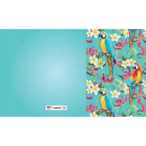 Nebulo A4 rubber folder with parrot design - Elastic folder