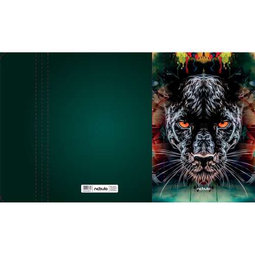 Dosar cu elastic Nebulo A4 cu design panter